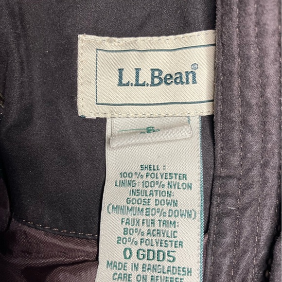 LL bean Goose down jacket - Picture 3 of 4